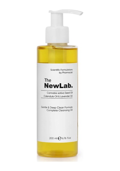 The NewLab Tüm Cilt Tipleri Için Kenevir Tohumu, Calendula Ve Lavanta Özlü Yüz Temizleme Yağı 200 Ml