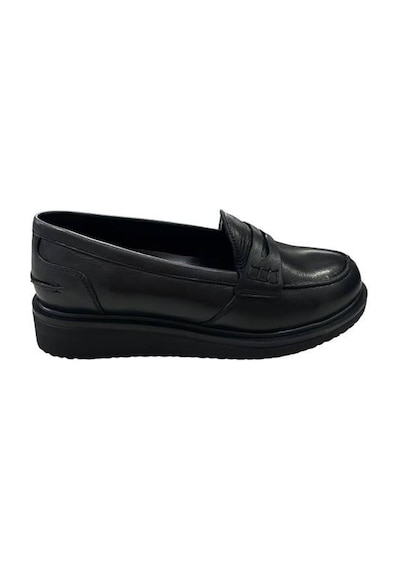Kemal Tanca 845 24092 Kadın Hakiki Deri Loafer Ayakkabı siyah