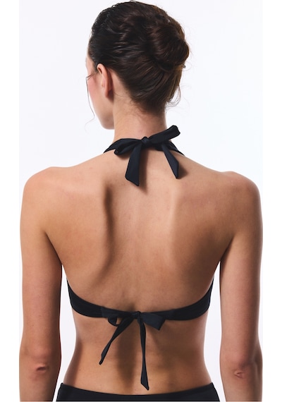 Penti Siyah New Üçgen Twist Bikini Üstü