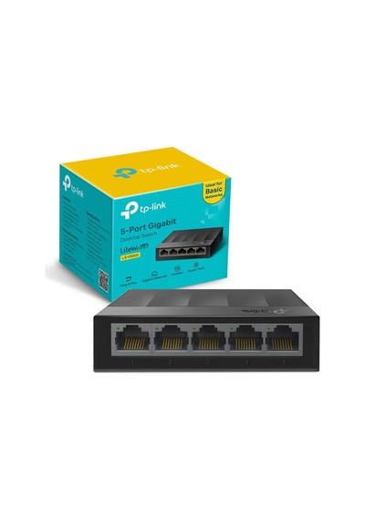 Tp-link Ls1005g Ethernet Çevirici 5 Port 10/100/1000 Mbps Sku: Zeus8690010050816
