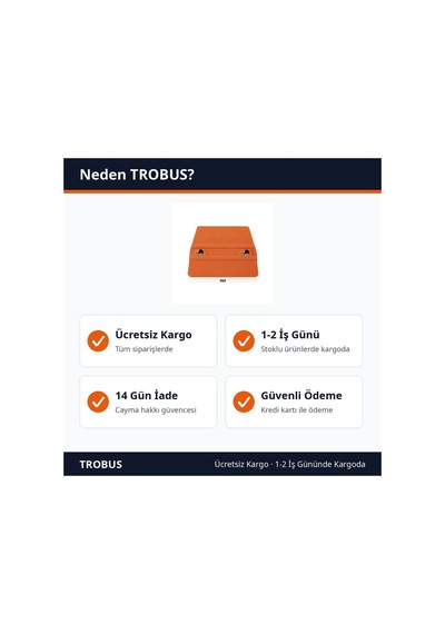 Trobus Teflonlu Ragle Oval Kare Ppf Tph Cam Filmi Uygulama Aparatı 95a Sertlik 10x9 Cm Turuncu