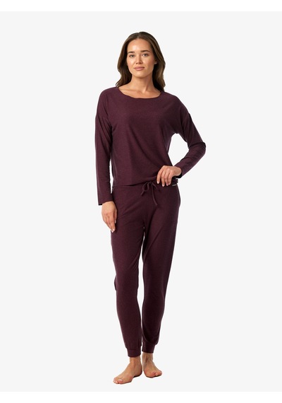 Blackspade Kadın T-shirt 60683 - Mürdüm