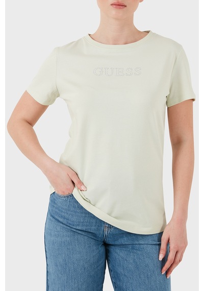 Guess Bayan T Shirt V3bı11 J1314 A89j Yeşil