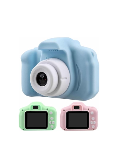 Çocuklara - 289 - Özel Fotoğraf Ve Video Çeken Mini Çok Renkli - Csmo-tex - Fotoğraf Makinesi