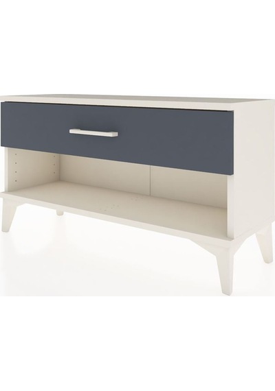 Arges Şifonyer Tek Çekmeceli 88x30x48 Aytaşı-antrasit Aytaşı