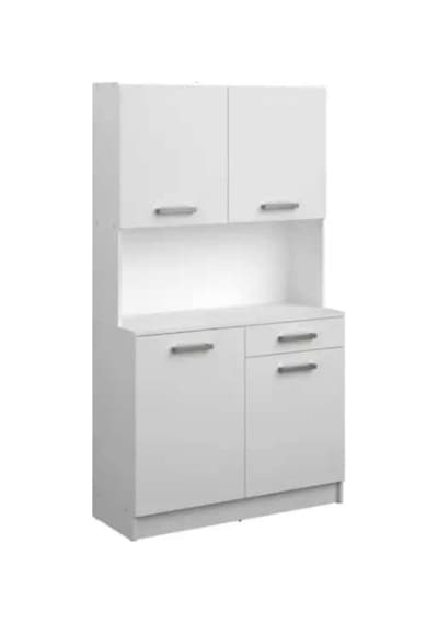 Arslan Çok Amaçlı Dolap-mikrodalga-erzak-airfryer-mutfak-kiler Dolabı-kahve Köşesi-beyaz-100cm Beyaz Arslan Çok Amaçlı Dolap-mikrodalga-erzak-airfryer-mutfak-kiler Dolabı-kahve Köşesi-beyaz-100cm Beyaz