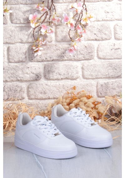 M.p 252 6049 Rahat Hafif Orijinal Ürün Kadın Sneaker Spor Ayakkabı Beyaz
