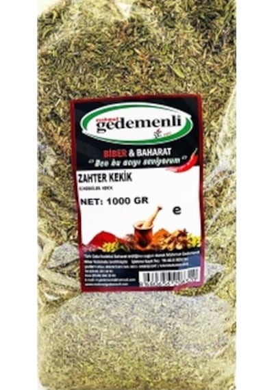 Mahmut Gedemenli Zahter Kekik 1 KG