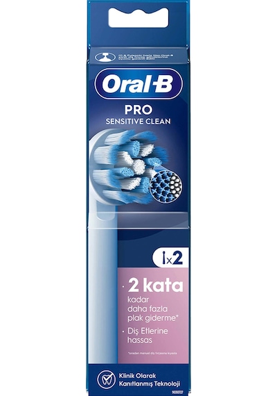 Oral-B Pro Sensitive Clean X-Filament Şarjlı Diş Fırçası Yedek Başlığı 2 Adet