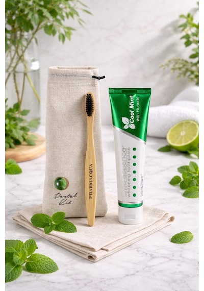 Dental Kit - Opalescence Cool Mint Beyazlatıcı Diş Macunu 133 Gr + Bambu Diş Fırçası