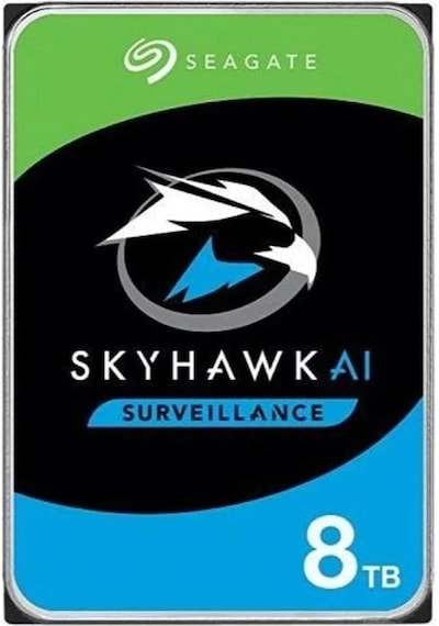 8 Tb Seagate 3.5 Skyhawk Aı Sata 7200rpm 256mb 7/24 Guvenlık St8000ve001 5 Yıl Resmı Dıst Garantılı