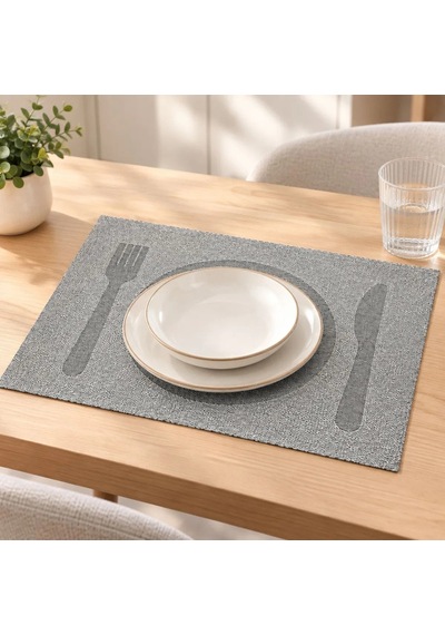 Pvc Amerikan Servis 4'lü 1 Adet Standart