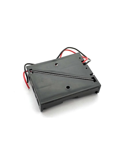 3'Lü Aa Kalem Pil Kutusu Yuvası 4.5V Kablolu Kalem Pil Tutucu