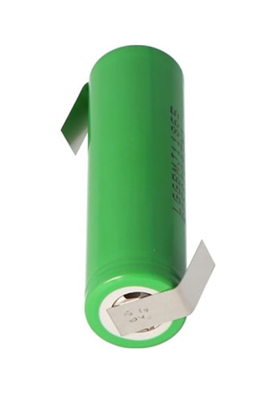 Lg Inr18650Mj1 - 3500 Mah 3.6V - 3.7V 10A li-Ion Pil + Lehim Etik