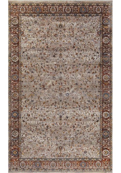 Gabardin Halı 7/24 Serisi 1247 Kemik Salon Oturma Yatak Odası Halısı Kemik