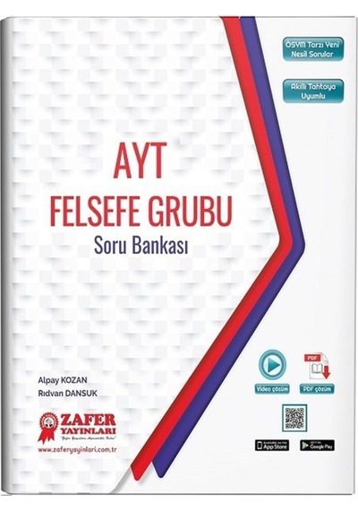AYT Felsefe Grubu Soru Bankası- Zafer Yayınları