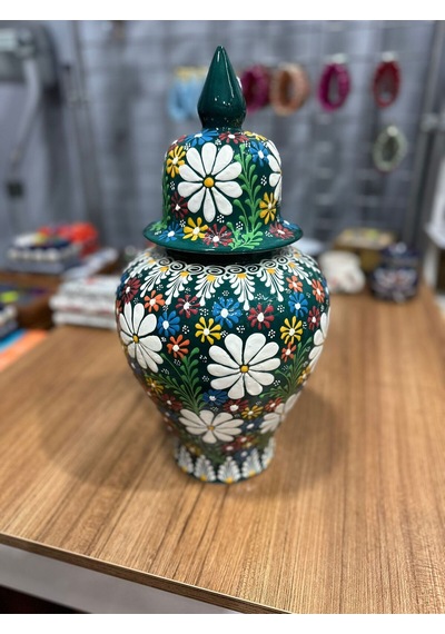 Büyük Boy Şah Küp 40 Cm Yeşil