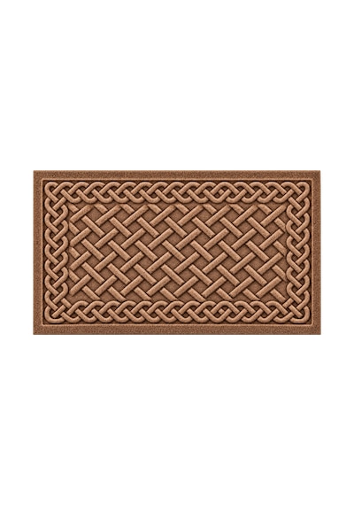 Dijital Baskılı Kabartma Görünümlü Modern Kaydırmaz Taban Banyo Lavabo Paspası 60x100 Kapuçino - 931535136 Kapuçino