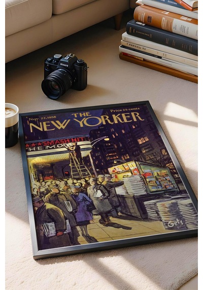 The New Yorker Çerçeveli Tablo November 22 1958