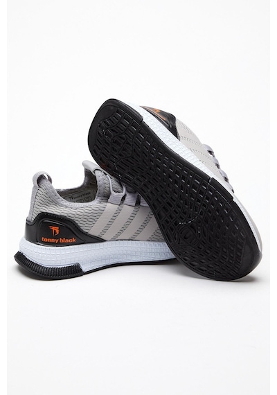 Tonny Black Rahat Kalıp Şeritli Bağcıklı Çocuk Unisex Füme Spor Ayakkabı Tbqnt-3 Füme