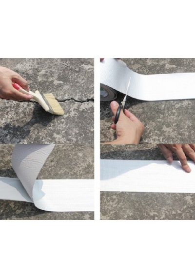 5 Metre X 10Cm Çamur Bant Alüminyum Izolasyon Tamir Çatlak Bantı (462497443)