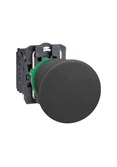 Schneider Electric XB5AC21 Ø40 Ø22 Yaylı Dönüş 1NA Mantar Buton Başlığı Siyah