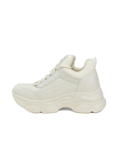 Guja 24k302 Kadın Yüksektaban Sneaker Yürüyüş Ayakkabıs-bej Bej