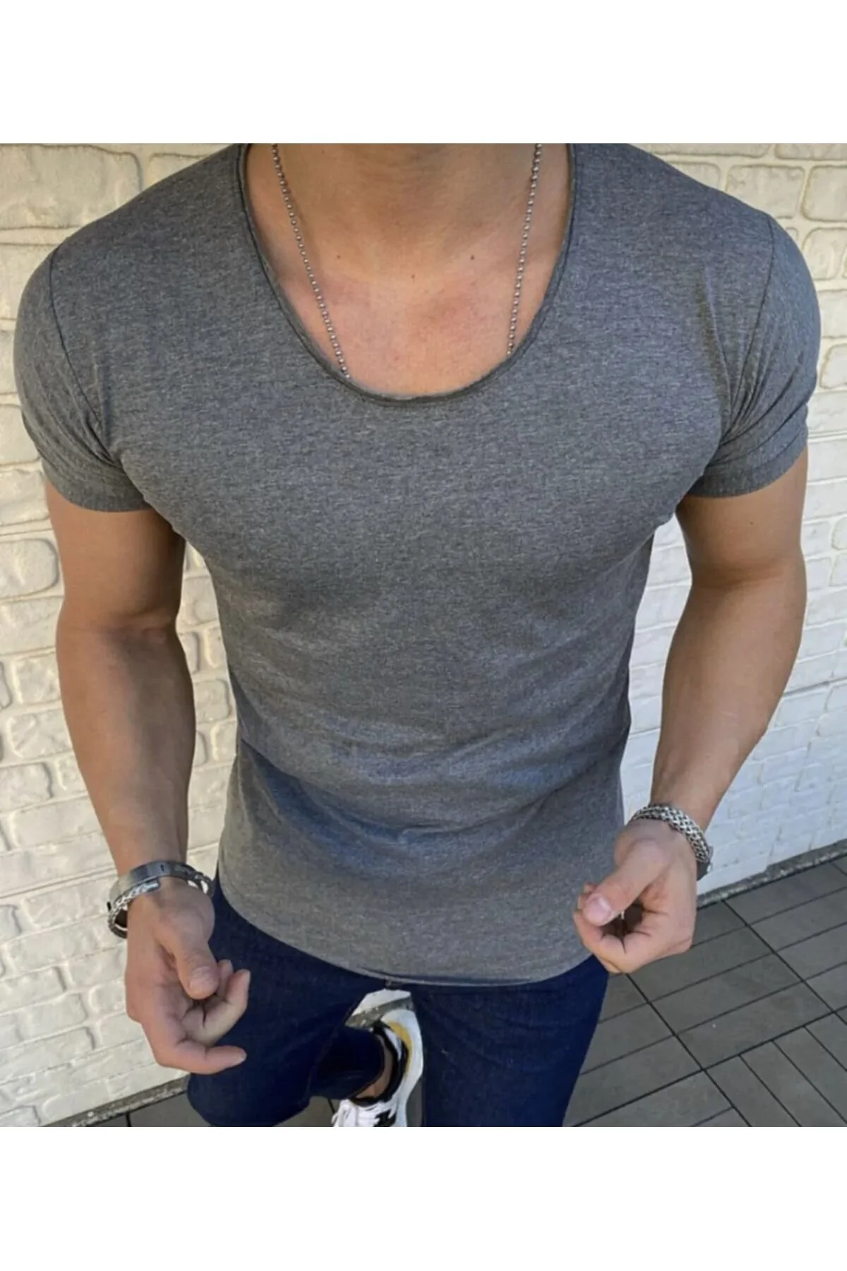 Erkek 4 Lü Paket Oval Yaka Açık Yaka Siyah Beyaz Koyu Gri Açık Gri Tişört T-shirt Siyah-beyaz-koyu Gri-açık Gri Erkek 4 Lü Paket Oval Yaka Açık Yaka Siyah Beyaz Koyu Gri Açık Gri Tişört T-shirt Siyah-beyaz-koyu Gri-açık Gri