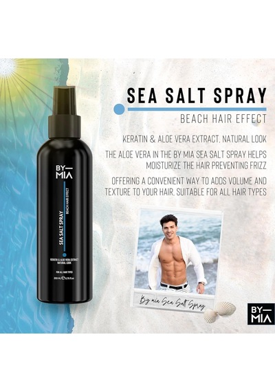 By Mıa Premium Deniz Tuzu Spreyi 200 Ml, Unisex / Saçlara Doku Ve Hacim Verir, Esnek Tutuş Sağlar
