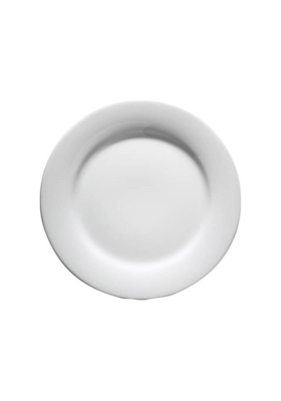 Metro Professıonal 24 Cm Porselen Servis Tabağı 6'lı Set - Darbelere Dayanıklı Tarı beyaz