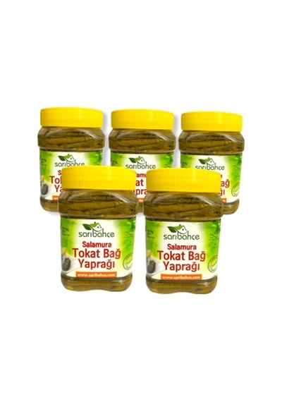 Sarıbahçe Tokat Yaprağı 1,5 kg - 5'li Paket (Yeni Sezon)