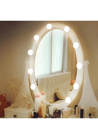 Coverzone 10'lu Set Makyaj Aynası Işığı Banyo Yatak Odası Işığı Hoolywood Tarzı Led Makyaj Lambası 3 Farklı Renk Modu Makyaj Odası Işığı Mirror1 Sku: Smg8690010177445 Açık Kahverengi Coverzone 10'lu Set Makyaj Aynası Işığı Banyo Yatak Odası Işığı Hoolywood Tarzı Led Makyaj Lambası 3 Farklı Renk Modu Makyaj Odası Işığı Mirror1 Sku: Smg8690010177445 Açık Kahverengi