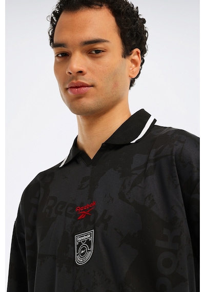 Reebok Street Sport Ftbl Jersey Siyah Erkek Kısa Kol T-shirt 000000000102343591 Siyah-beyaz