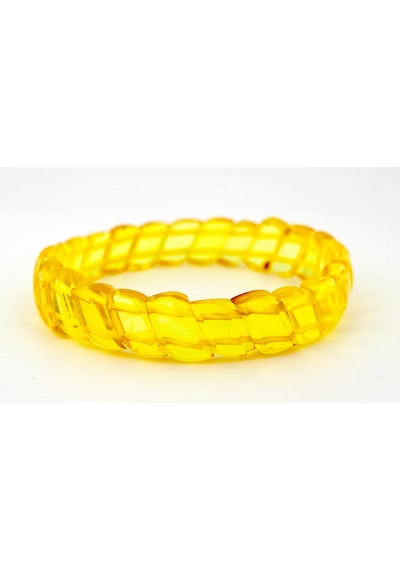 Kehribar Bileklik Roleks Özel Tasarım Ambergold Blk23-50 Çok Renkli