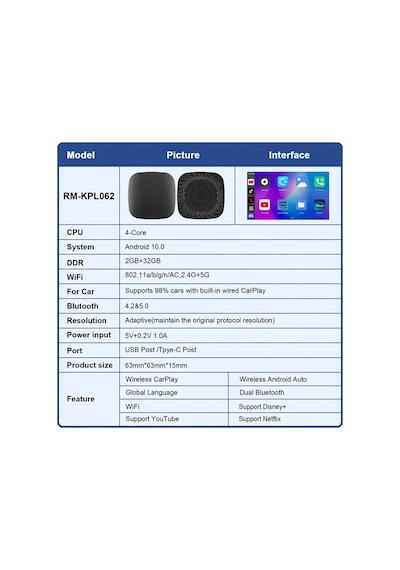 Zenvia Wireless Carplay Android Araba 4 Çekirdekli Akıcı Fullhd 1080p Wifi 2.4/5g 2gb/32gb Znv2026