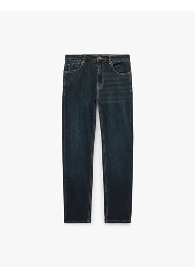 Koton Pamuklu Cepli Normal Bel Slim Fit Jean Pantolon - Brad Jean İndigo Stone 7wam40335nd İndigo - Taş Koton Pamuklu Cepli Normal Bel Slim Fit Jean Pantolon - Brad Jean İndigo Stone 7wam40335nd İndigo - Taş