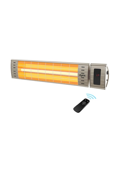 Dysis Art Plus Karbon Serisi IP65 Suya-Toza Dayanıklı 2300 W Bej Uzaktan Kumandalı İç/Dış Mekan Isıtıcı