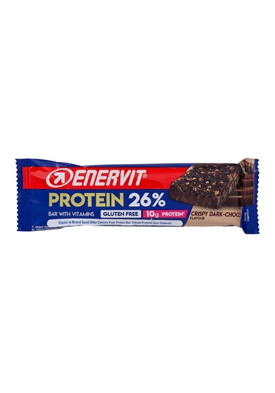 4 Adet Enervit Protein Bar Crispy Bitter Çikolata 40 G