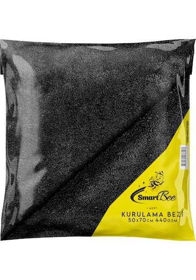 Smartbee Mikrofiber Çift Yüzlü Araç Kurulama Bezi 50X70 440Gr/M2