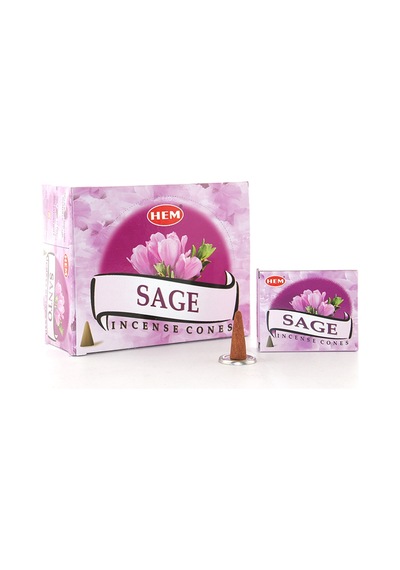Zvnm Sage Aromalı Konik Tütsü Zcv12