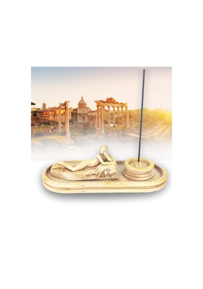 Antik Roma Reclining Naiad Çubuk Tütsülük Ve Tealight