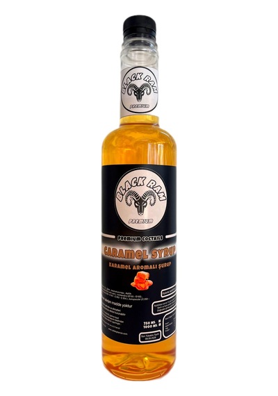 Black Ram Karamel Aromalı Kokteyl Şurubu 750 ML