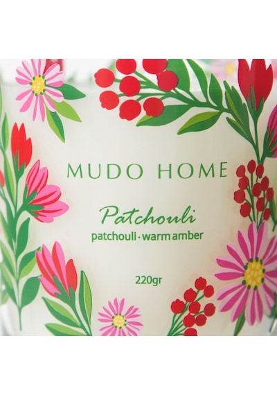 Mudo Home Flower Patchoulı Mum 220gr Diğer
