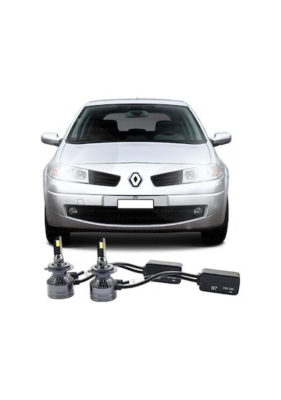 Megamarket06 Megane 2 Led Xenon Kısa Far Ampulü Ultra H7