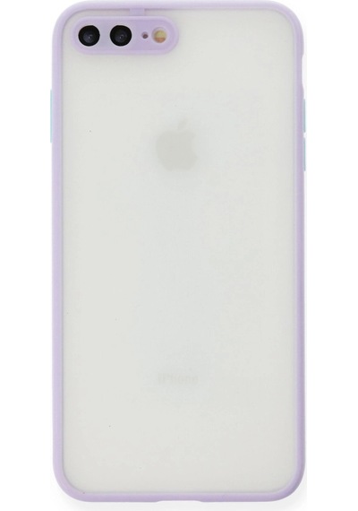 Apple Uyumlu iPhone 7 Plus Kılıf Montreal Silikon Kapak Mor,