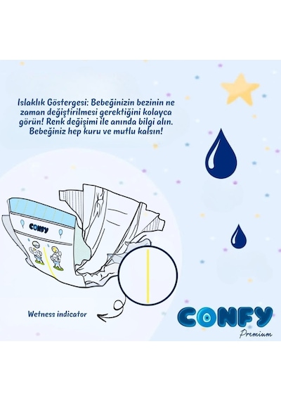 Premium 2 Numara Bebek Bezi Mini 3 - 6 Kg 106 Adet