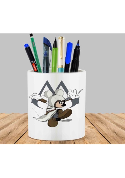 Assassin Mickey Mouse Kaktüs Sukulent Saksı Kalemlik