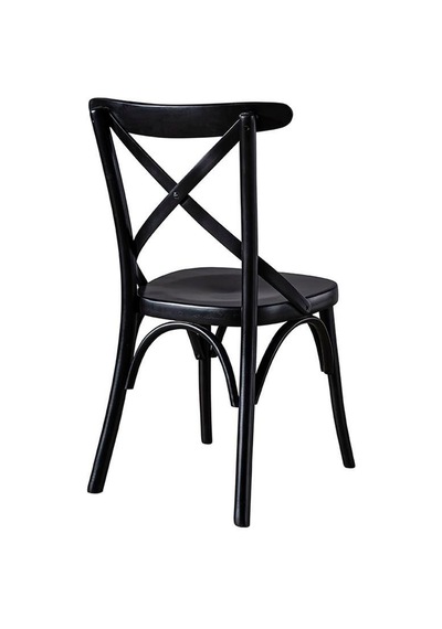 Gazzini Thonet Ahşap Sandalye Siyah