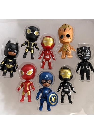 Tıfıl Toys Avangers Süper Kahramanlar Hareketli 8'li Figür Set