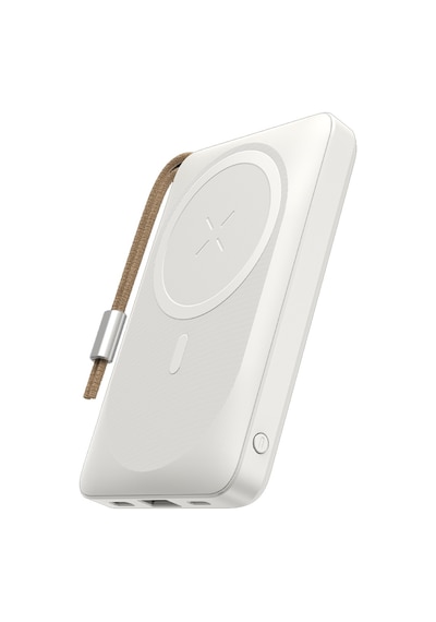 Rock P89 10.000 Mah 20w Magsafe Kablosuz Şarjlı Powerbank Beyaz